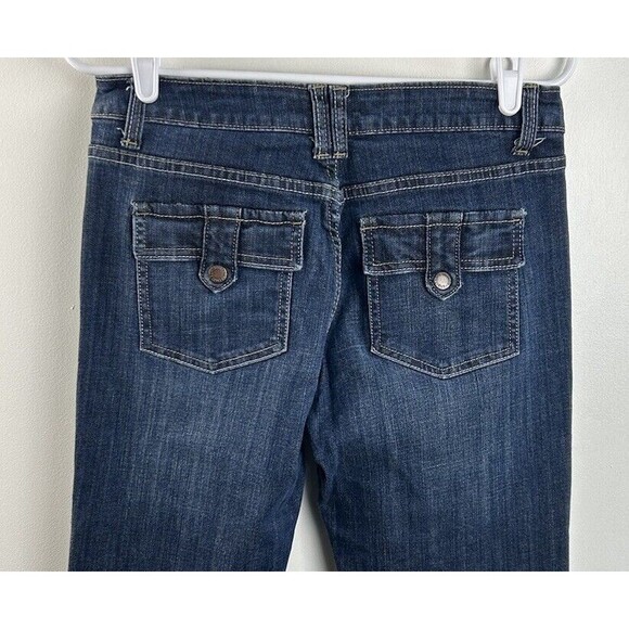 The Limited Denim Bootcut Flare Jeans Women's 8 REG Blue Mid Rise 5-Pocket - Picture 3 of 6